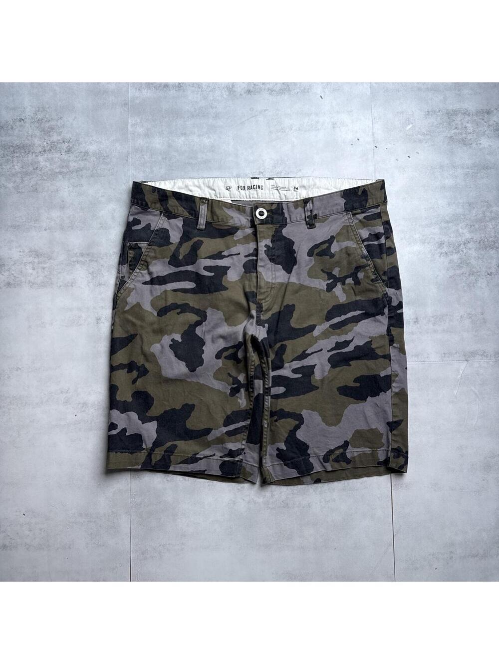 Y2K Fox Racing Camo 00s Shorts